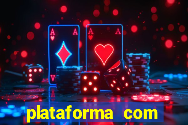 plataforma com chuva de dinheiro
